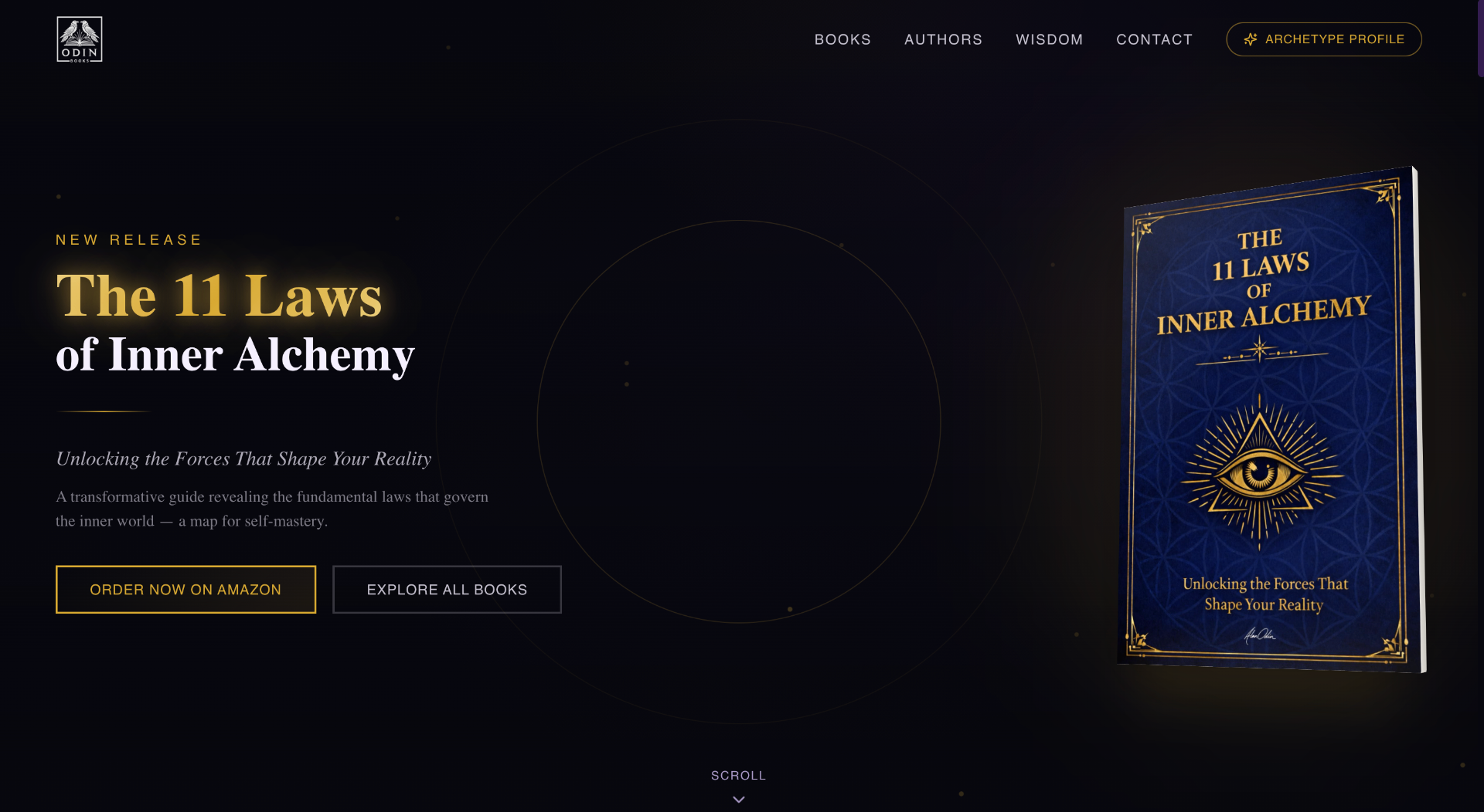 Screenshot of Odin Books